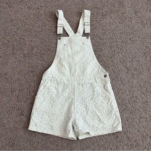 Guess Kids White Lace Shortall Girls L(14)